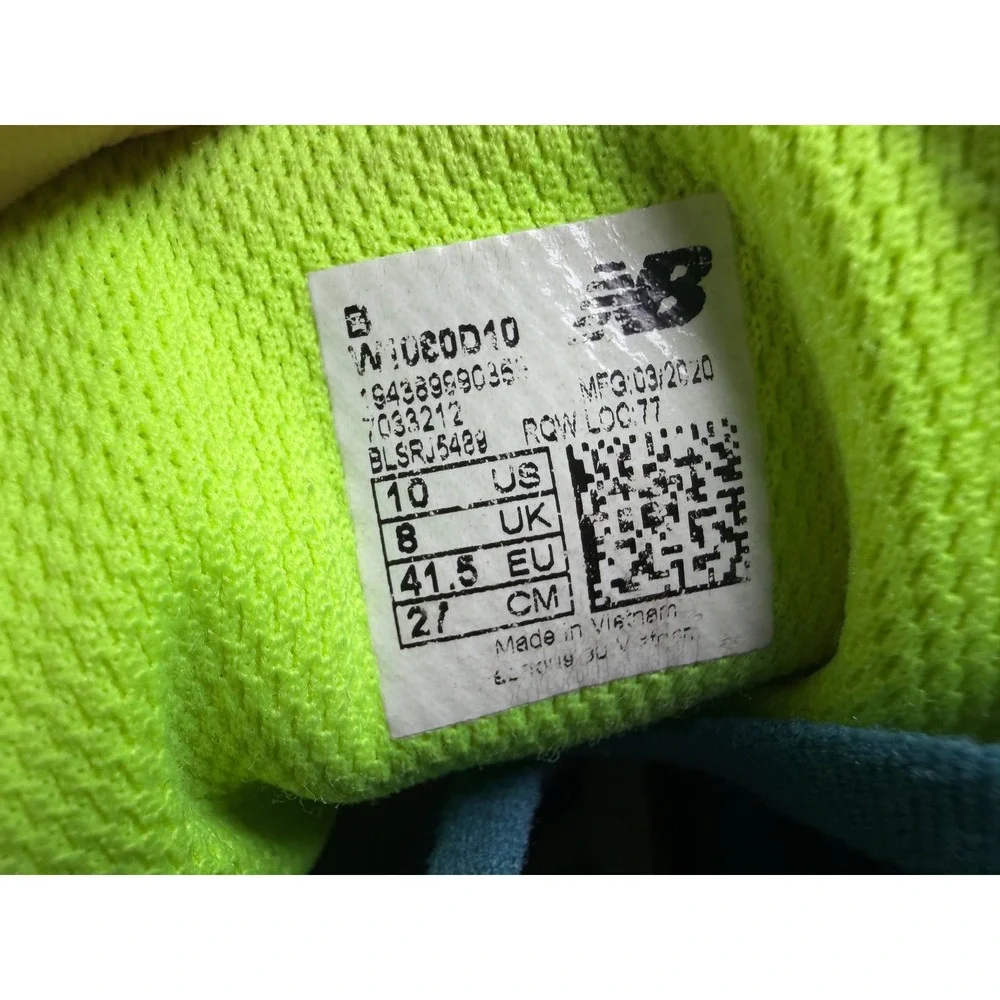 New Balance Fresh Foam 1080 v11 Womens Running Shoes Blue W1080M11 Neon Accent